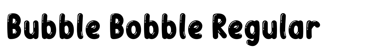 Bubble Bobble Regular